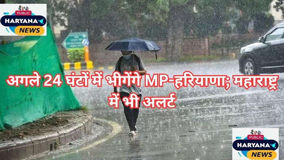 अगले 24 घंटों में भीगेंगे MP-हरियाणा; महाराष्ट्र में भी अलर्ट